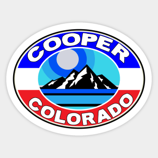 Ski Cooper Colorado Skiing Mountains CO Sticker